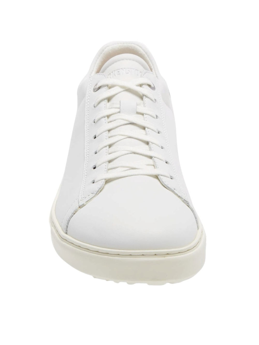 Birkenstock White Low-Top Leather Sneaker